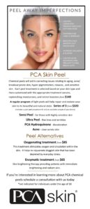 PCA Facials and Peels